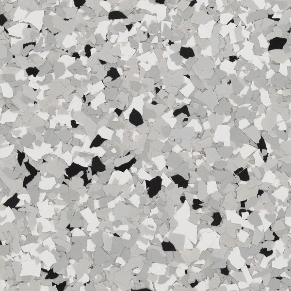 Feather Gray flake color blend