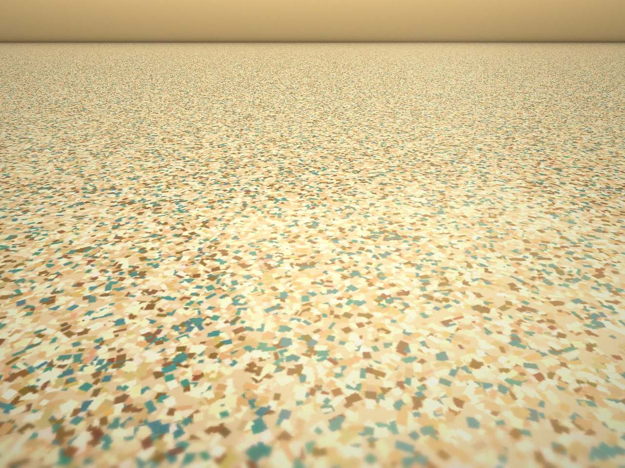 Pool deck with a slip-resistant quartz coating